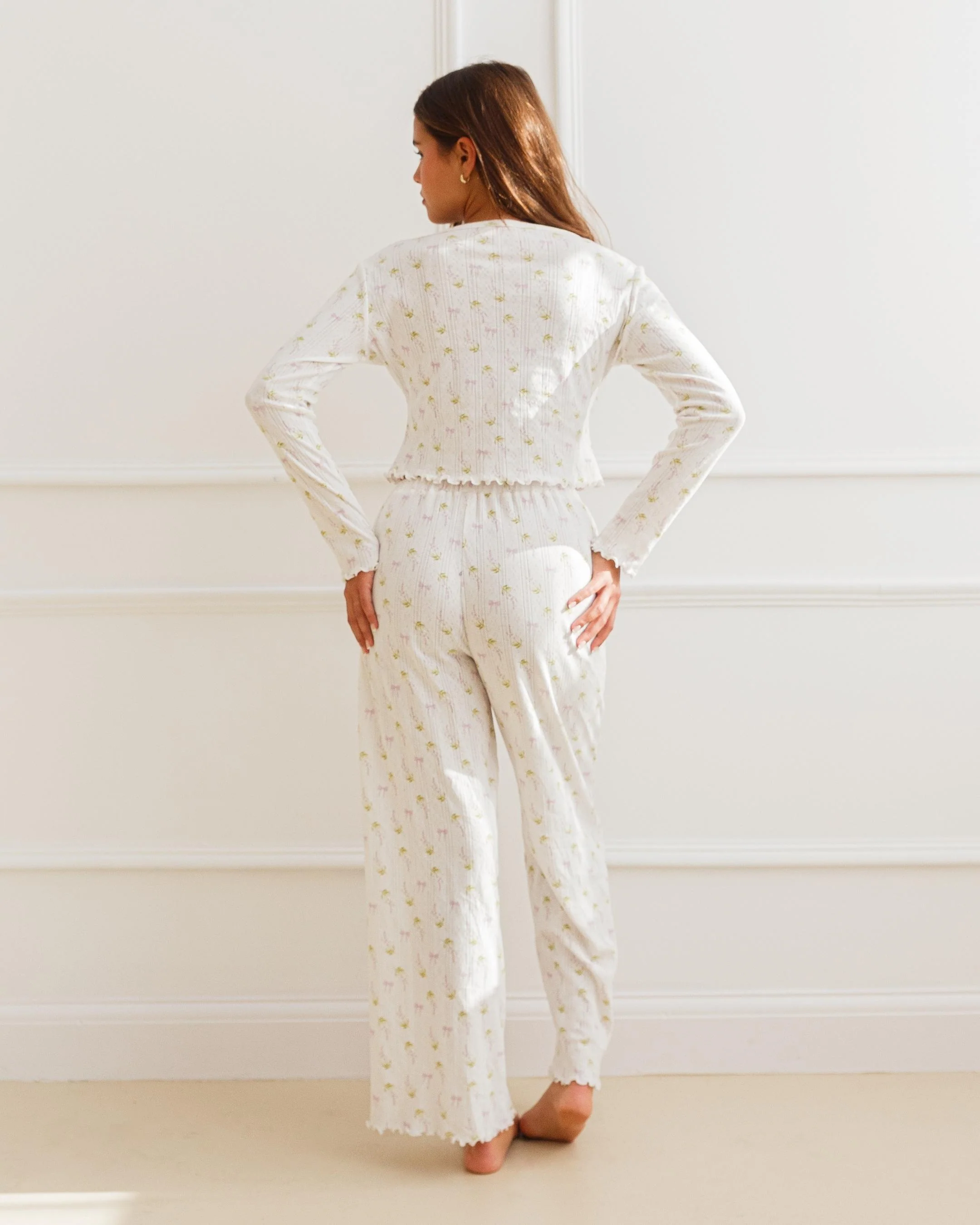 Lottie Luxury Pointelle Pyjama Set - Image 6